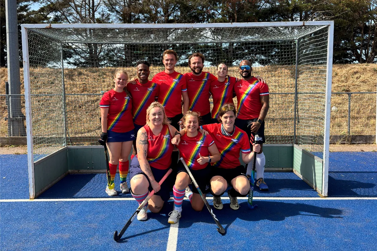 London Royals mixed social team photo